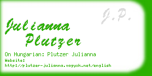 julianna plutzer business card